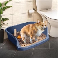 Dog Toilet Training Tray  Mesh Potty  Blue