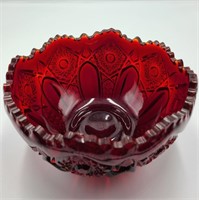 Vintage 8" Ruby Bowl