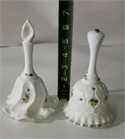Fenton Handpainted Glass Bells