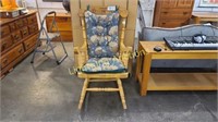 HANDMADE WOODEN ARM CHAIR