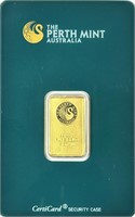 5g Perth Mint 99.99 Gold Bullion Bar