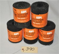 (5) new rolls of 6"x20' gutter guard