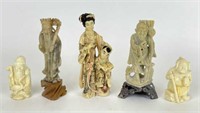 Selection of Soapstone & Carved Figurines