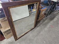 Mirror@27inx33in (wood frame)
