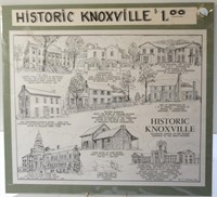 Historic Knoxville, TN Poster 15x12