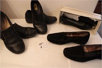 Anne Klein & Clark's Black Shoes