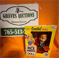 1984 in Box Crackle Doll w/mini comic book