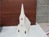 Ceramic Church White - 17" Tall