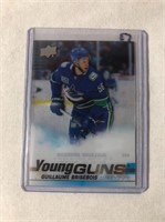 Guillaume Brisebois Clear Young Guns Hockey Card