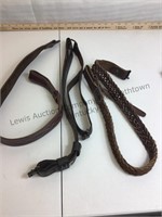 3 leather slings