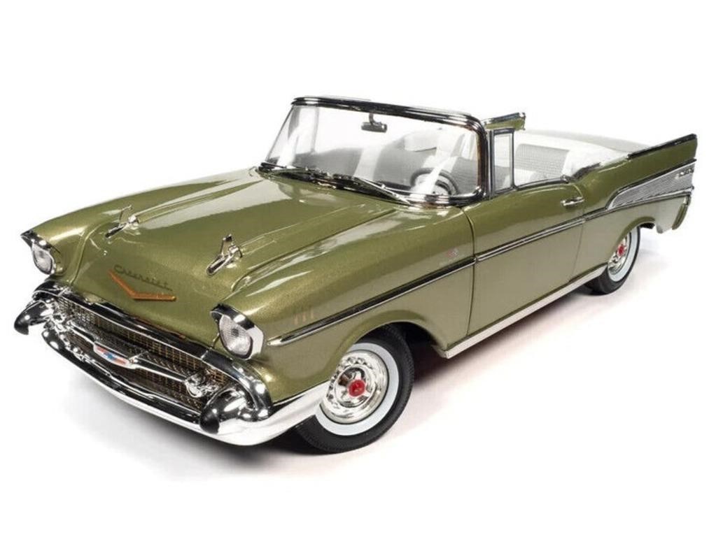 Chevrolet Bel Air 1957 Convertible" - Scale: 1:18