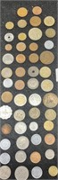 (50) FORIEGN COINS AROUND THE WORLD (NO MEX OR CAN