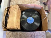 very large Box of Vintage 78s Records