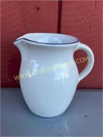 Pfaltzgraff White Water Pitcher