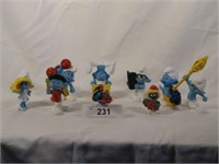 Vintage Smurf figures
