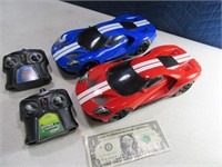 (2) JADA Ford GT Remote Control Cars 2017 Working