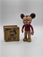 SUN RUBBER CO SQUEAKY MICKEY MOUSE & BOOK