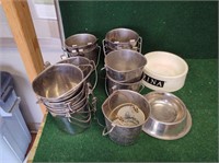 Dog Kennel Feed or Watering Pans