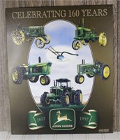 John Deere Celebrating 160 Years Metal Sign