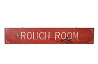 Folk Art Style Rough Room Sign