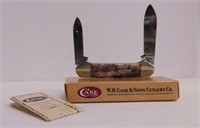 New 1999 Case XX Canoe two blade pocket knife in