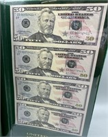 Uncut Currency Bank Notes - SEE DESC