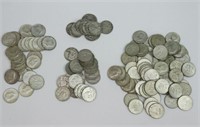 (138) US SILVER HALF DOLLAR COINS