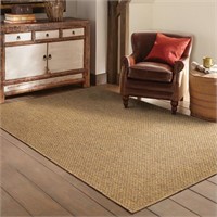 Blanchette Tan Indoor/Outdoor Area Rug(5'3"x7'7")