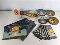 Assorted Halloween Tableware and Decor