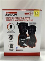 KARBON SMALL HEATED LEATHER GLOVES
