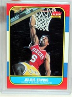 1986 Fleer Julius Erving #31 76ers