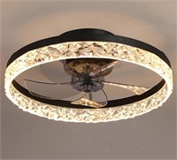 PSHRFANST 19.7in Ceiling Fan with Lights,