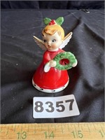 Antique Napco Christmas Girl Bell