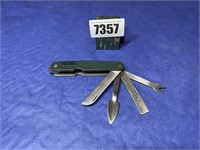 Multi-Tool Pipe Knife w/3" Ruler, Spade & More