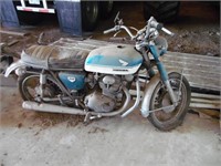 1972 HONDA 350 MOTORCYCLE, WITH TITLE,