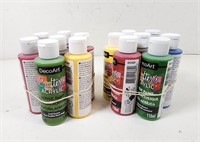 GUC Deco Art Crafter's Acrylic, Various Paints x14