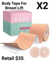NEW Lot of 2 Body Tape For Breast Lift Retail $35