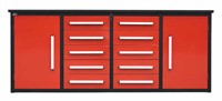 (BF) Chery Industrial Steelman  7ft 10 drawer Red