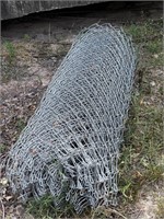 50 foot roll of 4 foot chain-link fence