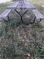 8 foot wood picnic table