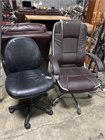 (2) Nice, Cozy Office Chairs.