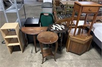 (6) Parlor Tables, End Tables, Plant Stands.