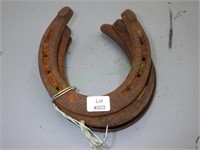 Lot of 4 antique horseshoes