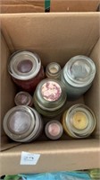 Box of jar candles