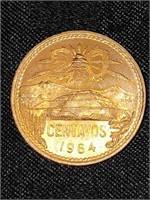 1964 20 Centavos Grade MS