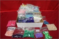 Craft Beads Various Colors/Sizes Approx. 50packs