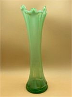 Carnival Glass Ribbed Funeral Vase 51