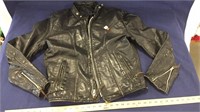 Schott Leather Biker’s Coat, Size Unknown