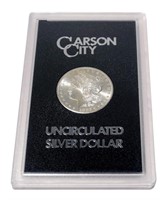 1882-CC GSA Morgan dollar, slab certified gem BU