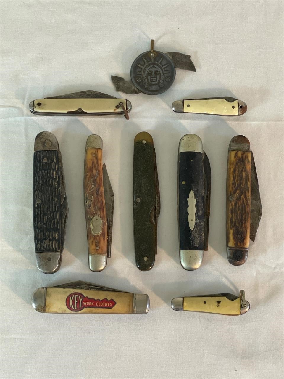 10 - antique pocket knifes